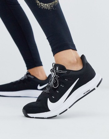 Nike Running Quest 2 Crne - Ženske Tenisice | 45129BKON